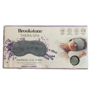 Brookstone Thera-Spa Heated Relief Eye Mask Stress Hot & Cold Therapy - NWOT